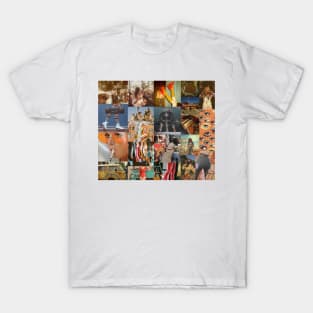 vintage 70s aesthetic collage T-Shirt